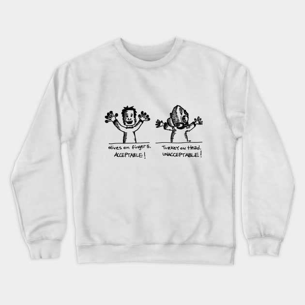 THANKSGIVING ADVICE Crewneck Sweatshirt by SETH BOND PERRY - SBP ART